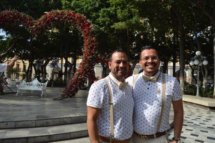 Día del Amor: Roberto y Andrés contrajeron matrimonio en Veracruz (+Video)