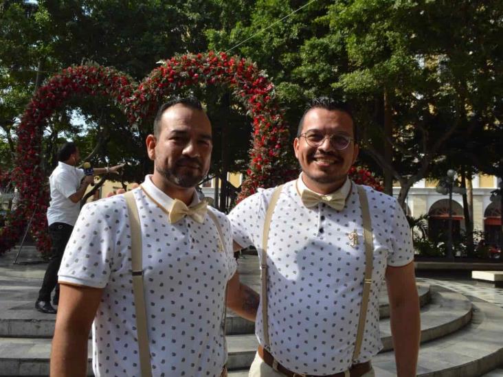 Día del Amor: Roberto y Andrés contrajeron matrimonio en Veracruz (+Video)