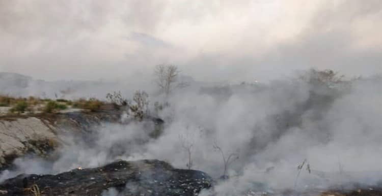 ¿Sería provocado? Se incendia basurero municipal de Tierra Blanca