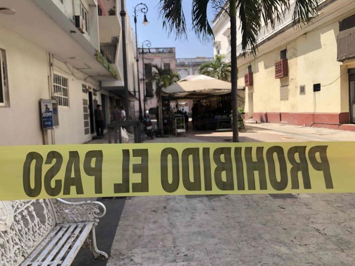 Hallan a persona sin vida en Centro Histórico de Veracruz