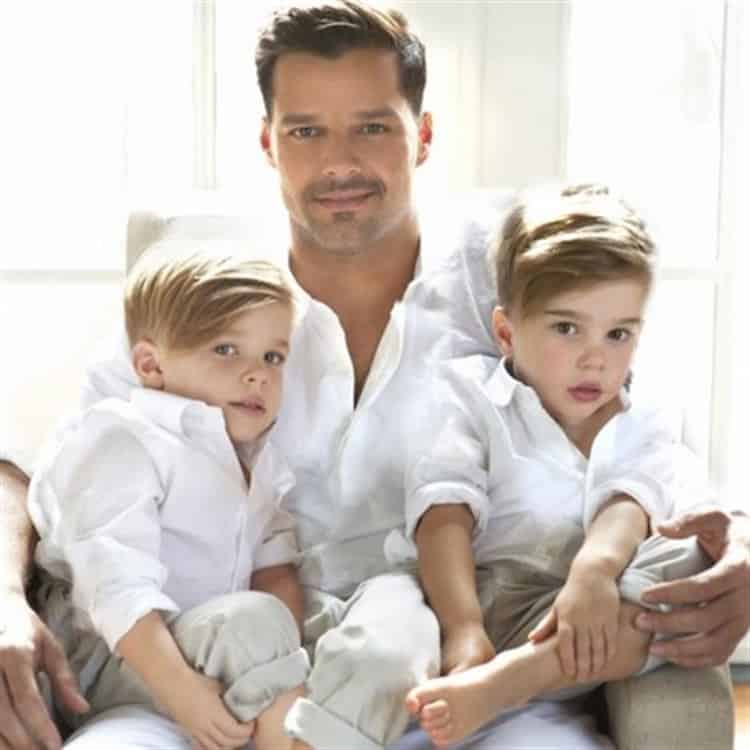 ¡Es igualito! Él es Valentino, hijo de Ricky Martin