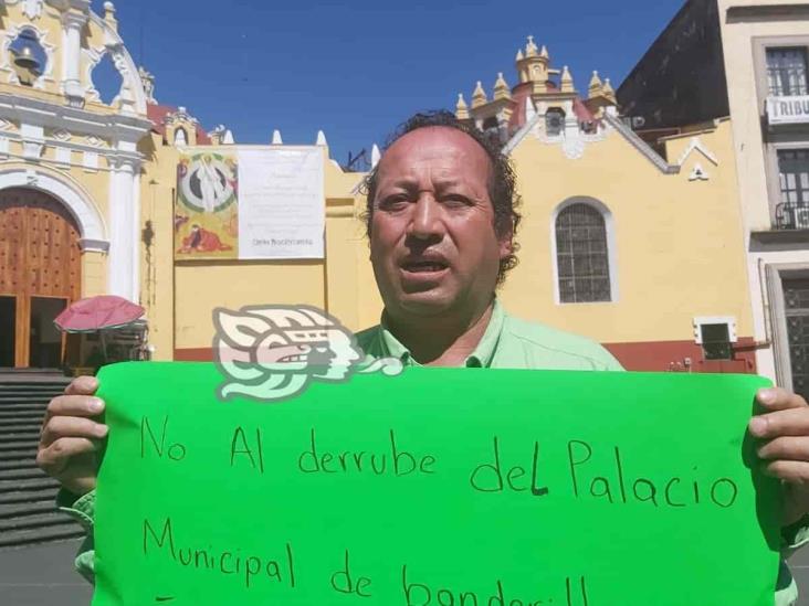 Piden no demoler Palacio Municipal de Banderilla, tiene 100 años de antigüedad