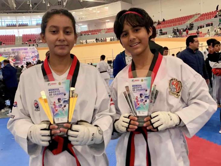 Destacan taekwondoínes de San Andrés Tuxtla