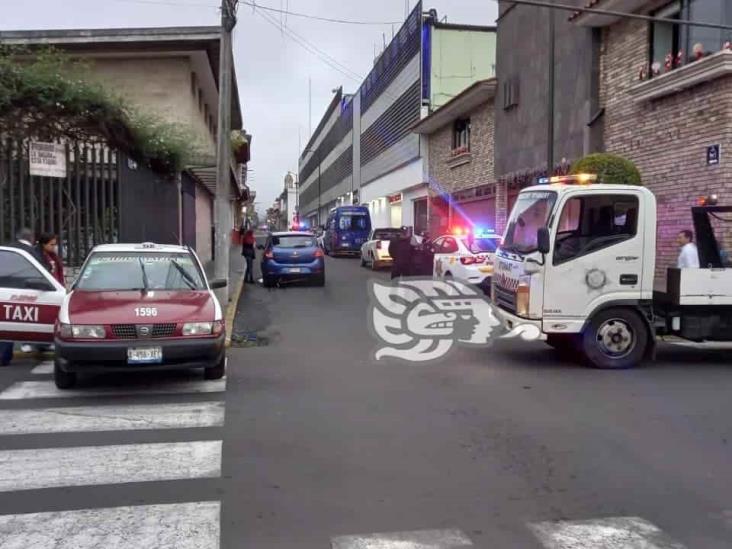 Accidente en Orizaba genera movilización policial