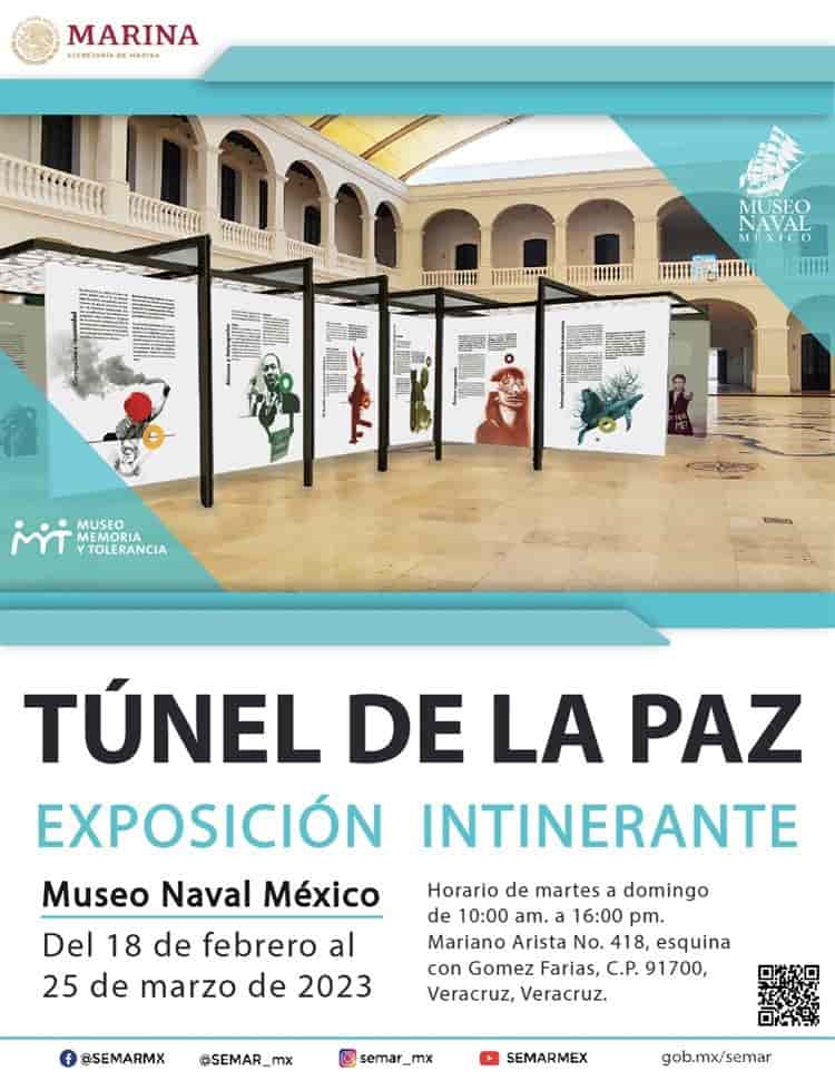 Invita el Museo Naval a la “Expo Itinerante del Túnel de la Paz”
