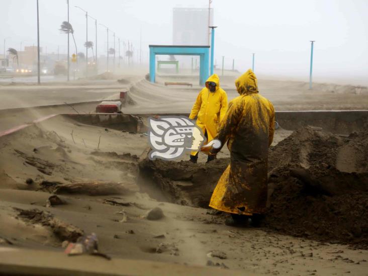 Redoblan esfuerzos para  limpiar el Malecón Costero de Coatzacoalcos (+video)