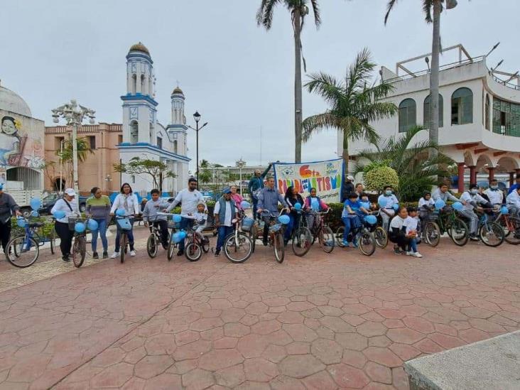 Con “rodada” conmemoran el Día del Síndrome de Asperger en Cosamaloapan