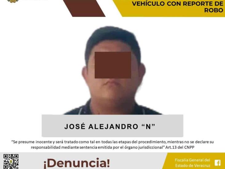 Imputan a sujeto que manejaba vehículo con reporte de robo en San Andrés Tuxtla