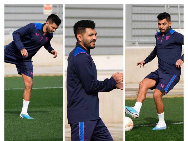 ¡Está de vuelta! ‘Tecatito’ regresa a los entrenamientos con el Sevilla (+Video)