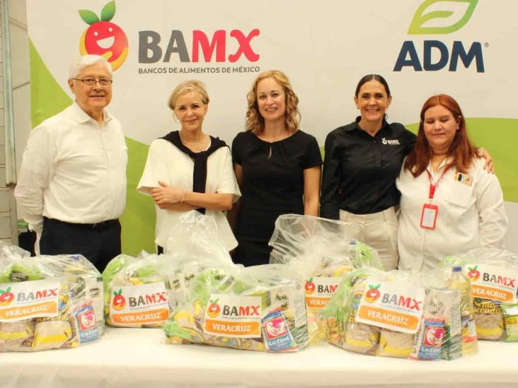 ADM realiza donación a BAMX para completar más de 100 mil paquetes alimentarios