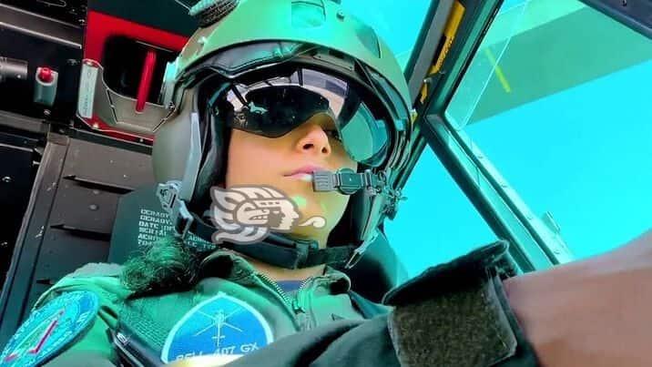 Top Gun Coatzacoalcos: Daniela Ramos logra sueño de ser helicopterista militar