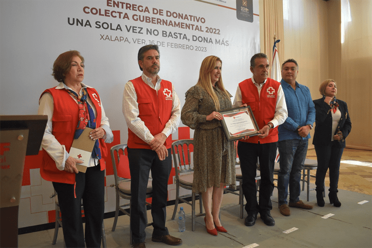 Cruz Roja Mexicana de Veracruz obtiene importante donativo gubernamental