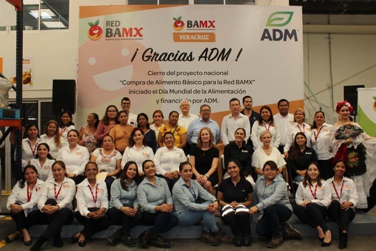ADM realiza donación a BAMX para completar más de 100 mil paquetes alimentarios