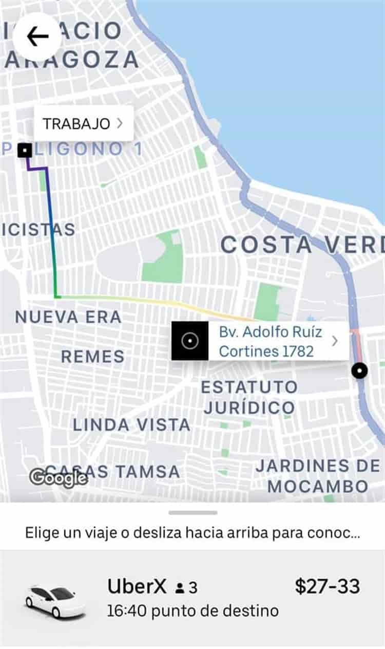 Pese a operativos, Uber ya operaría en zona Veracruz-Boca del Río