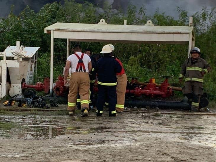 Protección Civil brindó apoyo en la zona industrial tras explosión en Ixhuatlán del Sureste