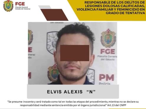 Dan prisión preventiva a Elvis Alexis; trató de asesinar a su esposa en Coatzacoalcos