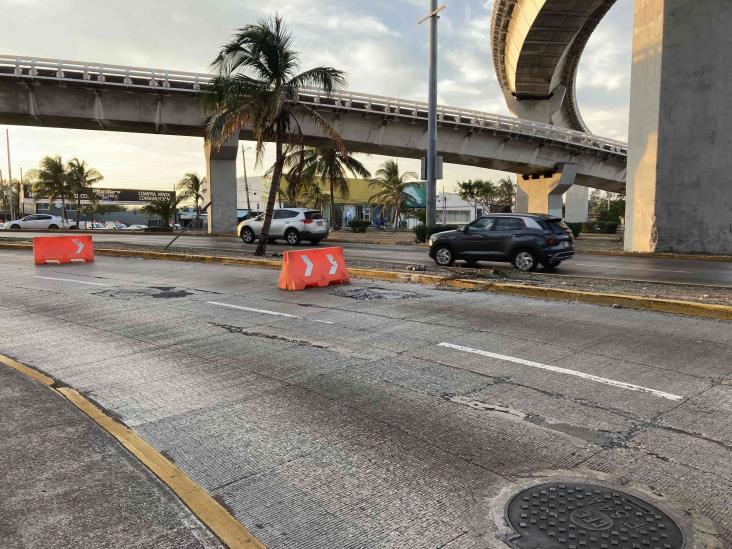 Esta avenida de Boca del Río estará cerrada 24 horas