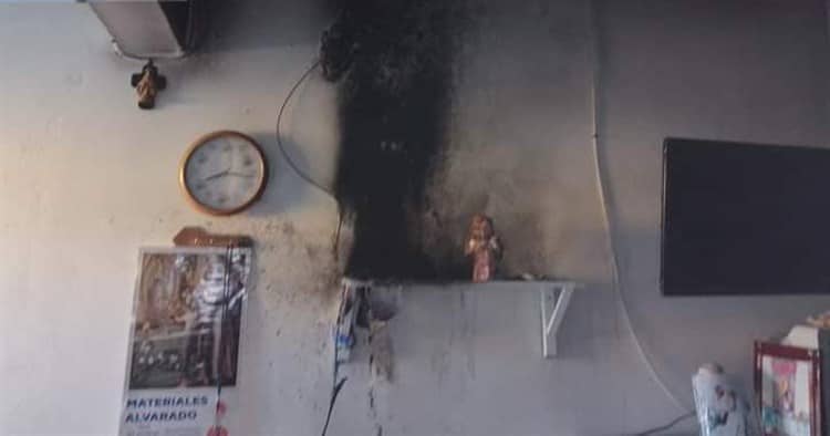 Conato de incendio en casa moviliza cuerpos de emergencia en Alvarado