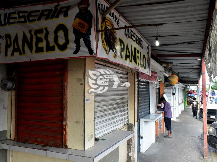 En Coatzacoalcos, mercado Morelos se queda sin clientes