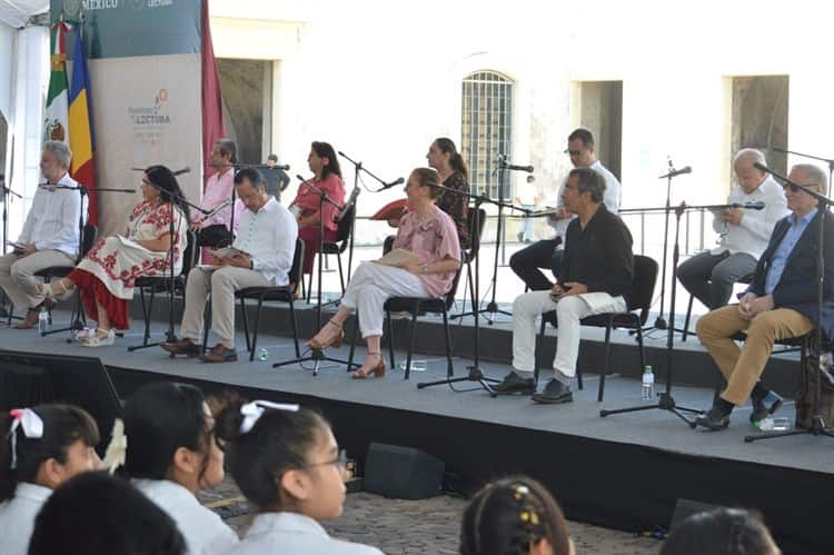 Beatriz Gutiérrez Müller encabeza Fandango por la Lectura desde Veracruz  (+ Video)