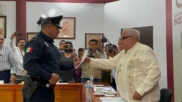 Ezequiel González, nuevo comandante de la Policía Municipal de Poza Rica