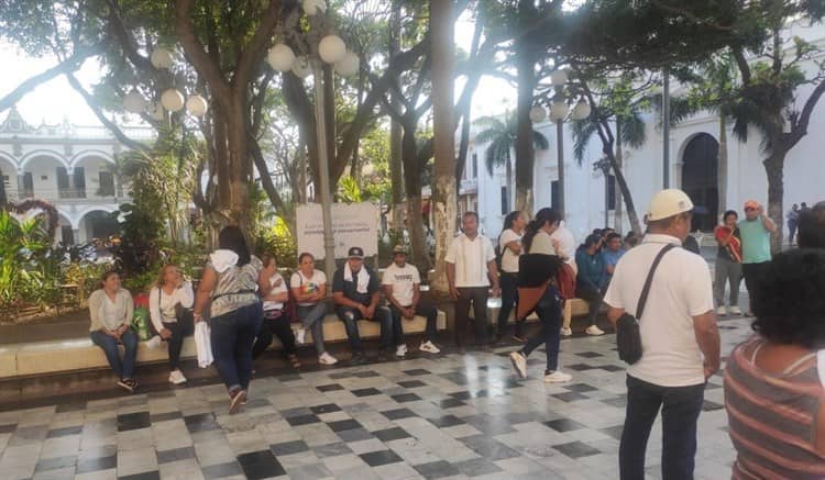 Con manifestación, denuncian intento de despojo en Arroyo de Caña, en Veracruz