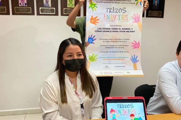 ¿Te gusta dibujar? Condusef invita a participar en el concurso nacional de dibujo Trazos Financieros