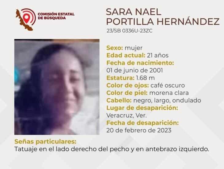 Sara Nael lleva 10 días desaparecida en Veracruz