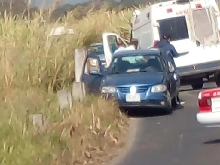 Choca ambulancia en carretera entre Oaxaca y Veracruz