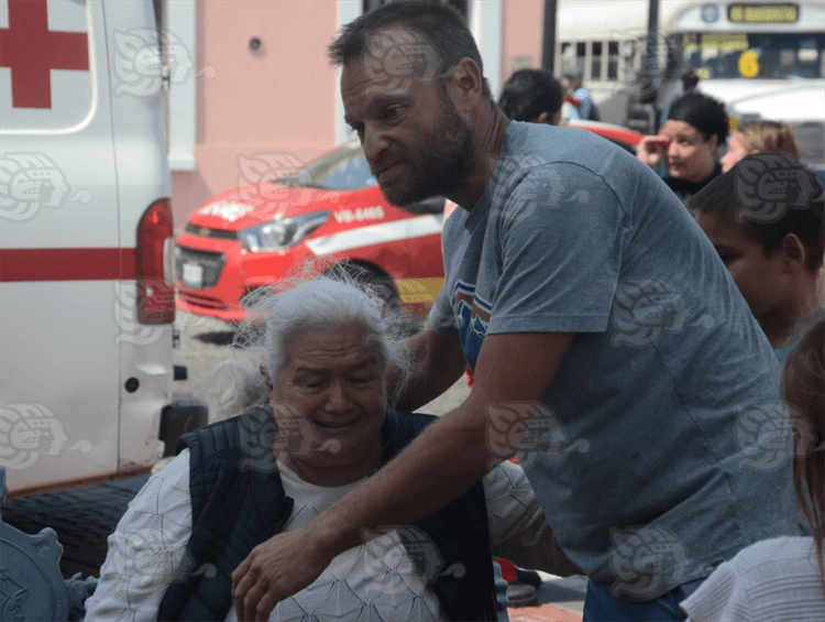 Noemí Palomino atropella a turista americano en Centro de Veracruz (video)