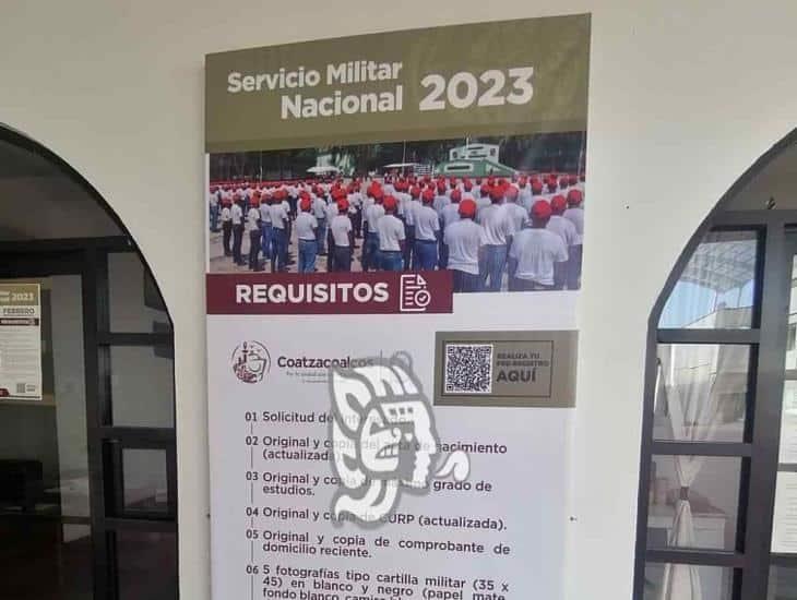 Más de 400 tramitan cartilla militar en Coatzacoalcos