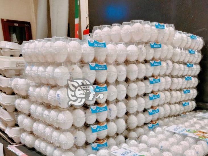 ¡Nada lo baja! Precio del huevo continúa incrementando en Xalapa