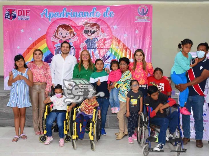 Necesitan más padrinos para niños con discapacidad en Tihuatlán