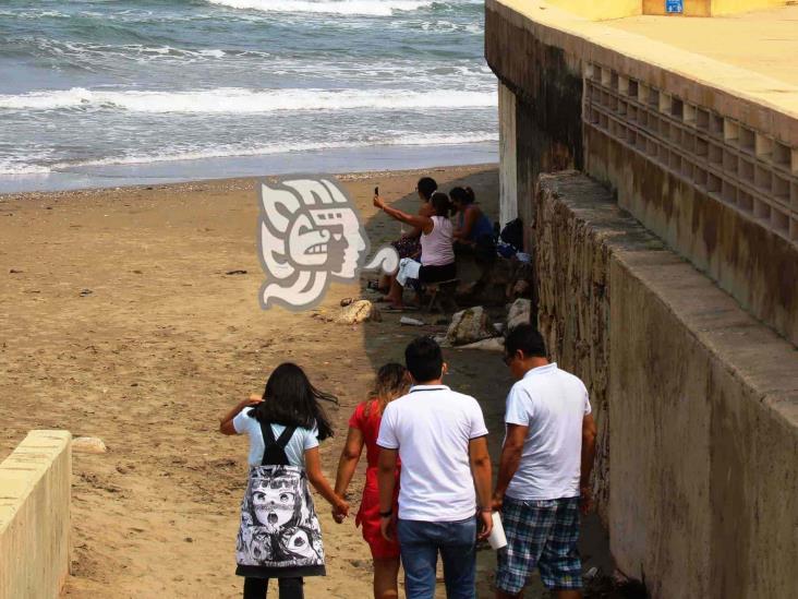 Así disfrutan Día de la Familia en playas de Coatzacoalcos