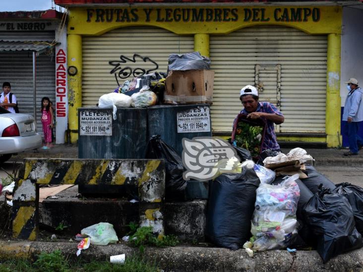 Persiste problemática de la basura y foco de infección en La Olmeca