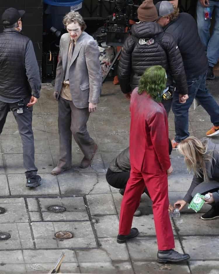 ¡Cuántos payasos! Se filtran más imágenes del rodaje de Joker 2 (+Video)