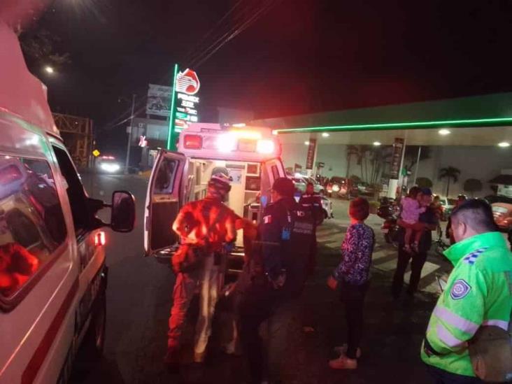 Taxista atropella a ciclista en avenida de Xalapa
