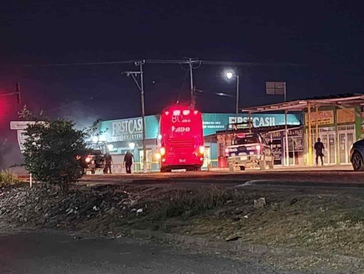 Presunto secuestro en autobús de Jáltipan termina en berrinche