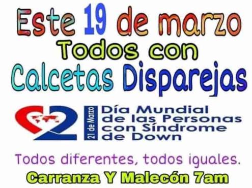 En Coatzacoalcos, anuncian caminata por Día Mundial del Síndrome de Down