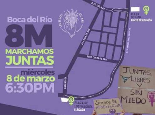 8M: Rutas para evitar tráfico por marchas en Veracruz y Boca del Río