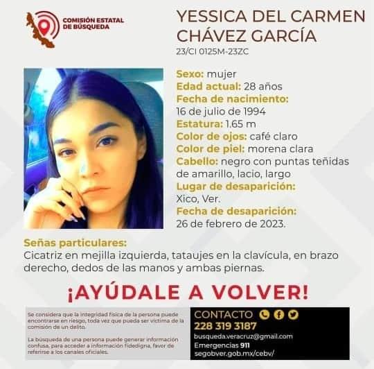 Estaba desaparecida; identifican a mujer hallada sin vida en Xico