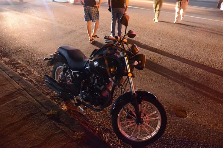 Abuelita es atropellada por motociclista sobre la carretera Veracruz – Medellín de Bravo(+Video)