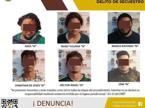 Vinculan a proceso a banda de presuntos secuestradores en Tuxpan