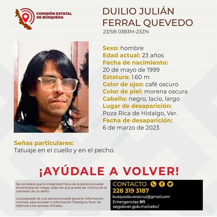 Buscan a dos hermanos desaparecidos en Poza Rica