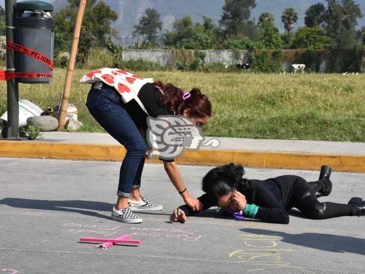 Protesta Marea Verde Altas Montañas en Fiscalía de Orizaba; exige justicia para víctimas de feminicidio (+Video)