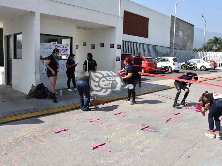 Protesta Marea Verde Altas Montañas en Fiscalía de Orizaba; exige justicia para víctimas de feminicidio (+Video)