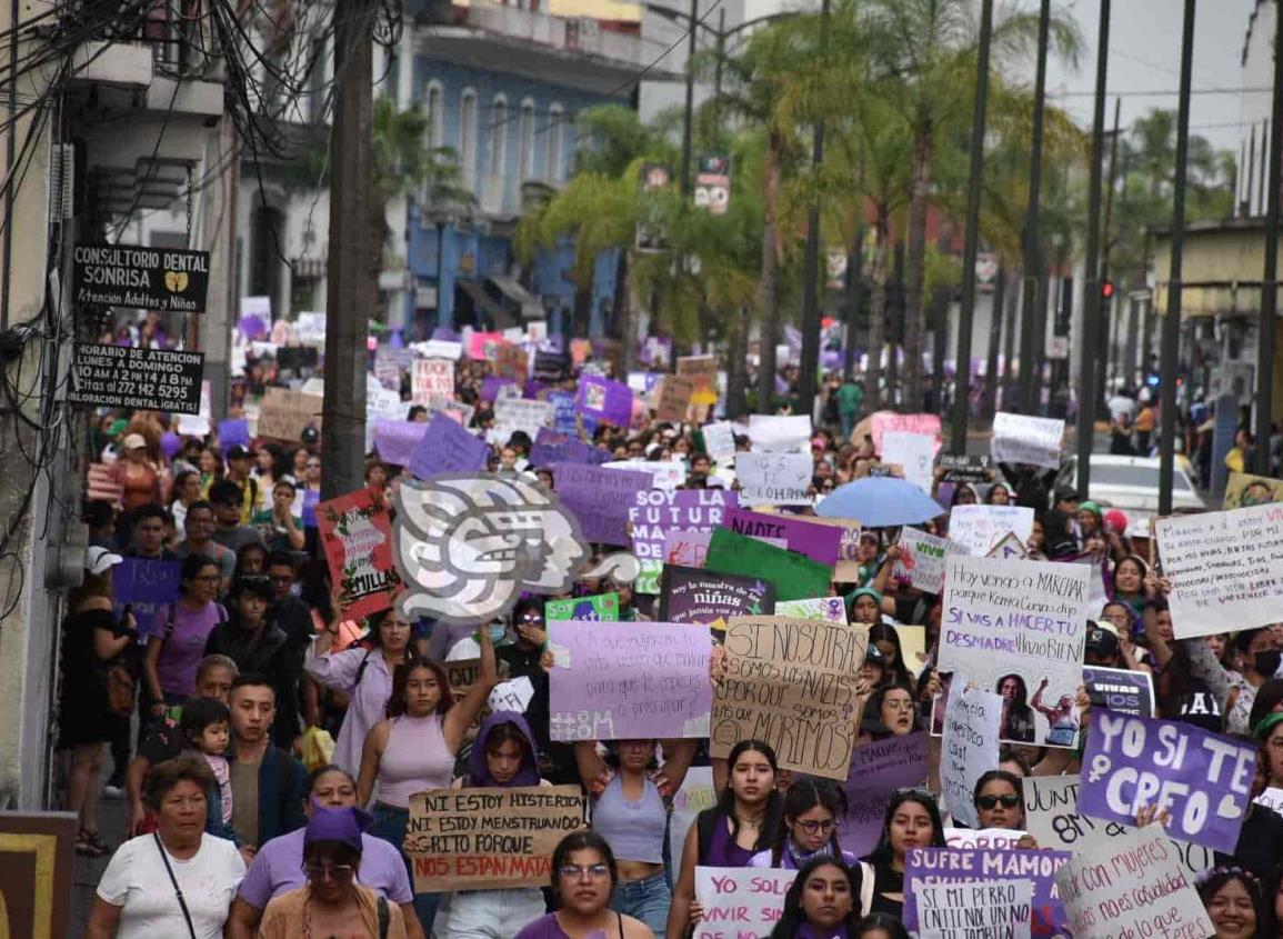 Gran marcha por el Día Internacional de la Mujer