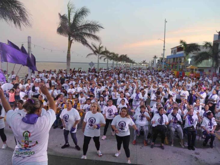 8M: Alvaradeñas exigen equidad y conmemoran el Día de la Mujer con zumba