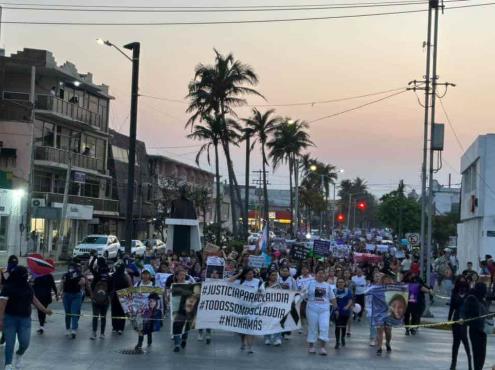 7 mil mujeres marcharon por el 8M en Veracruz y Boca del Río