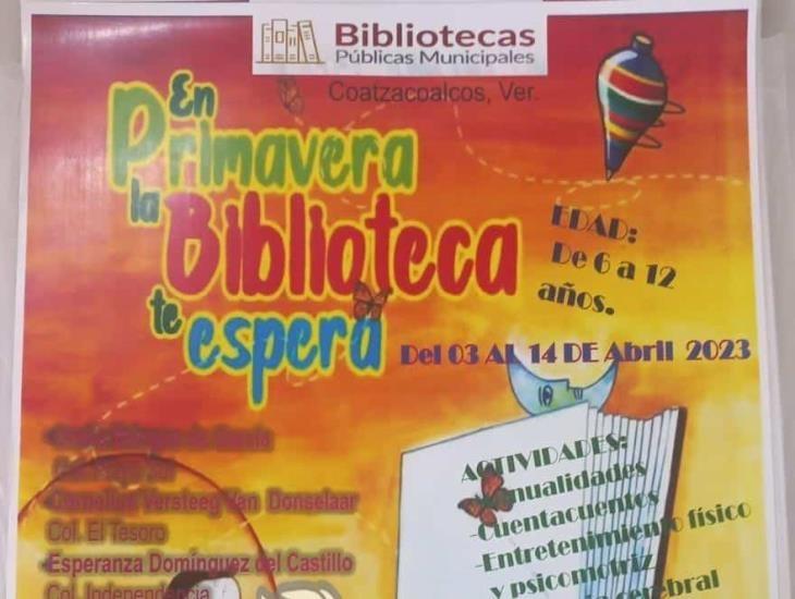 Múltiples actividades en bibliotecas públicas